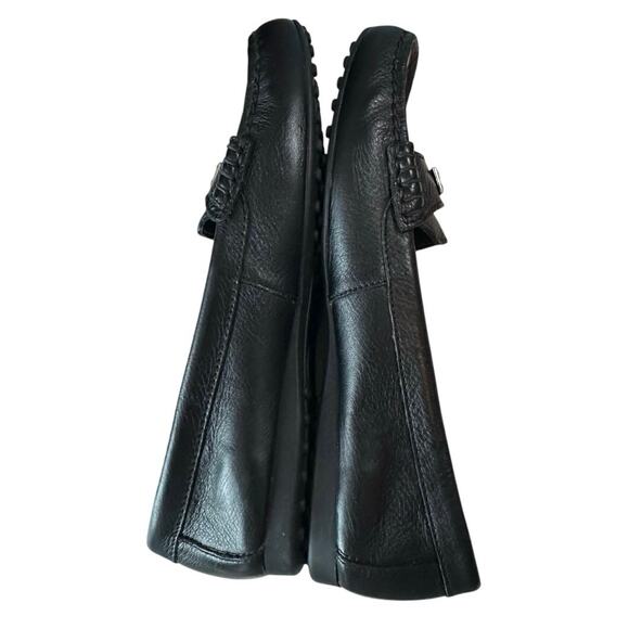Coach Soft Black Leather Loafers / Driving Shoe - Picture 3 of 9